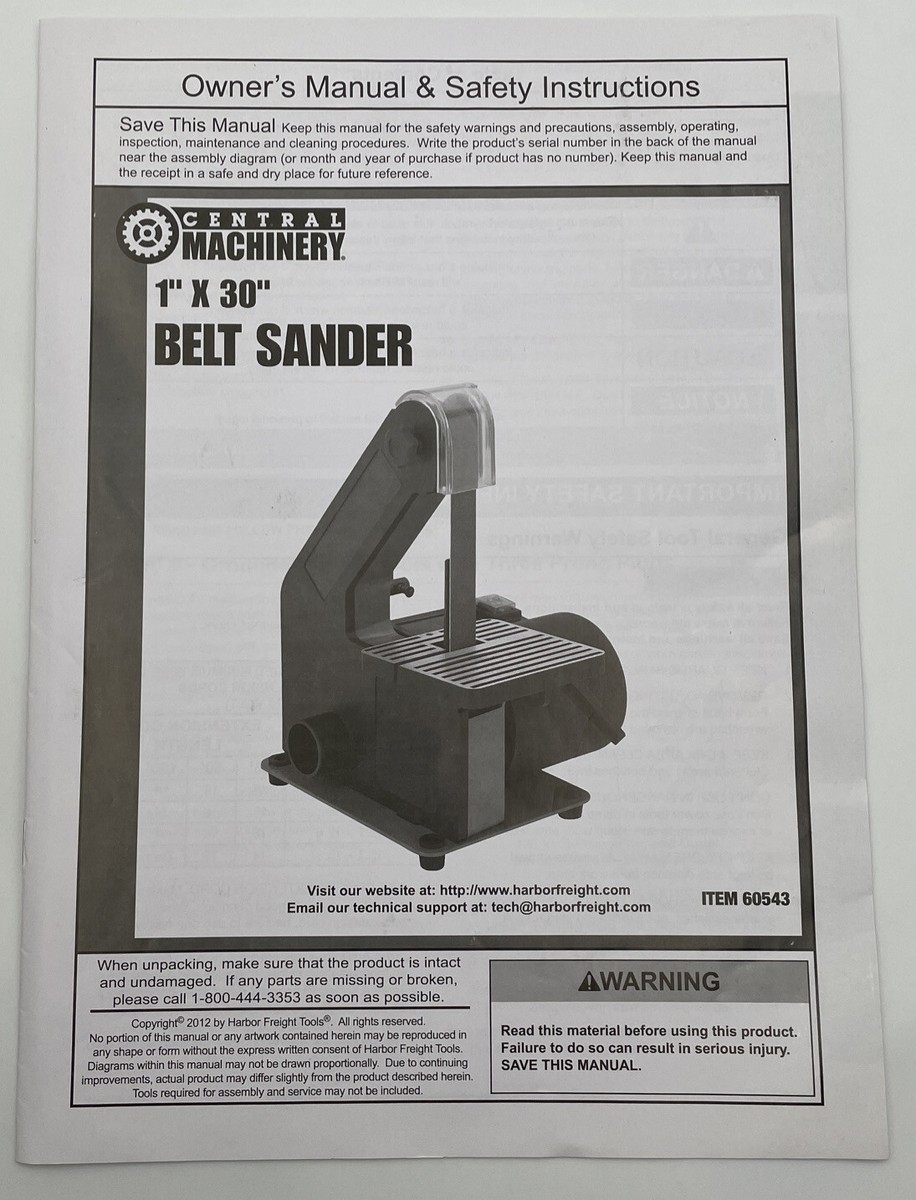 Harbor Freight Disc Sander Coupon Central Machinery Sanding Belts