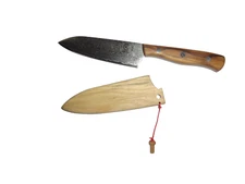 Mercer Culinary Barfly M37153 Super Steel Damascus Bar Knife Cover NEW NWOT