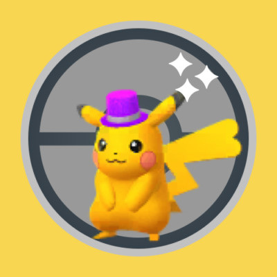  Shiny Pikachu (Purple New Year Hat) (#025) - Pokémon GO 