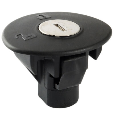 Locking Fuel Cap For 1993 Ford Fusion - Petrol/Diesel, Black Aftermarket Replacement