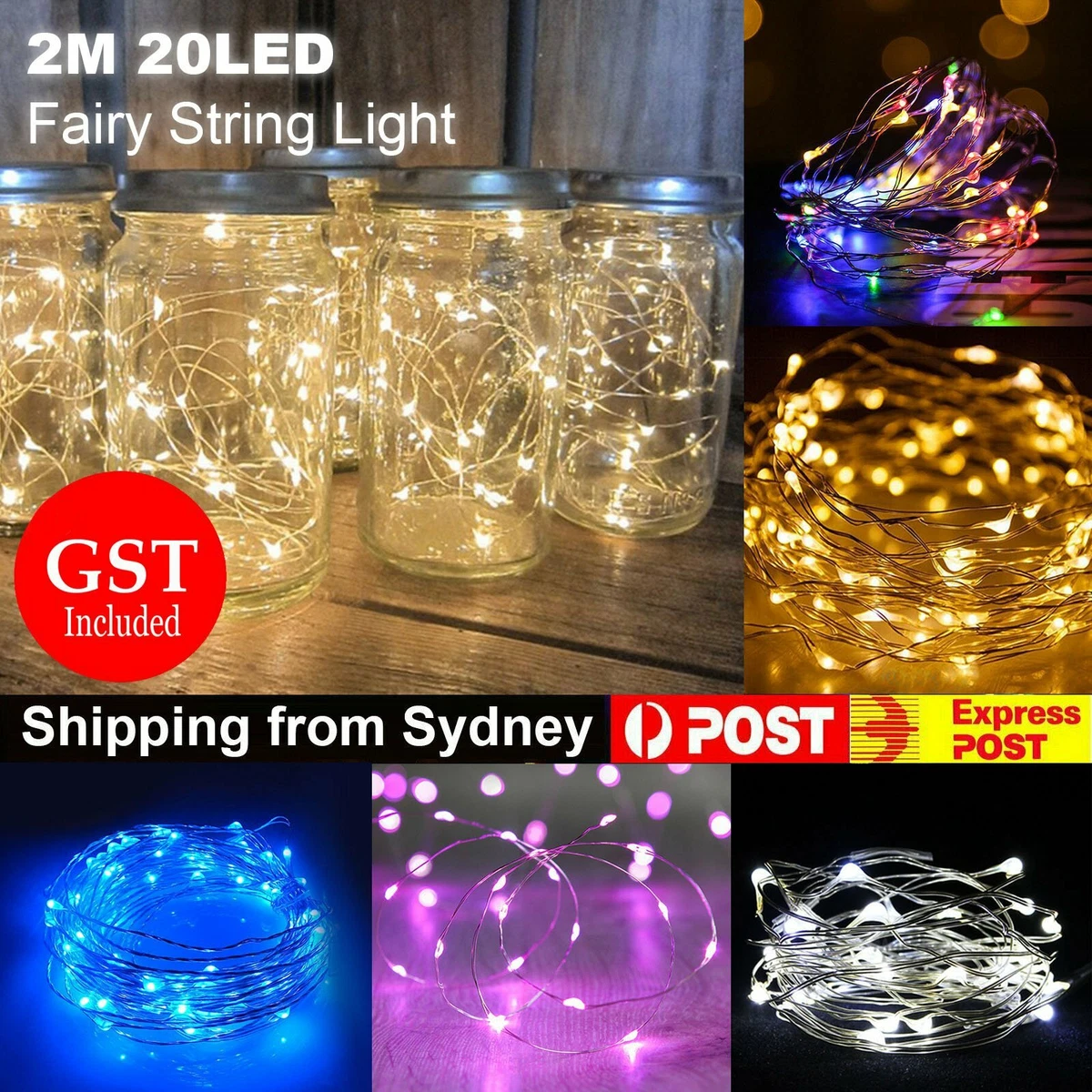 Waterproof battery fairy lights deals