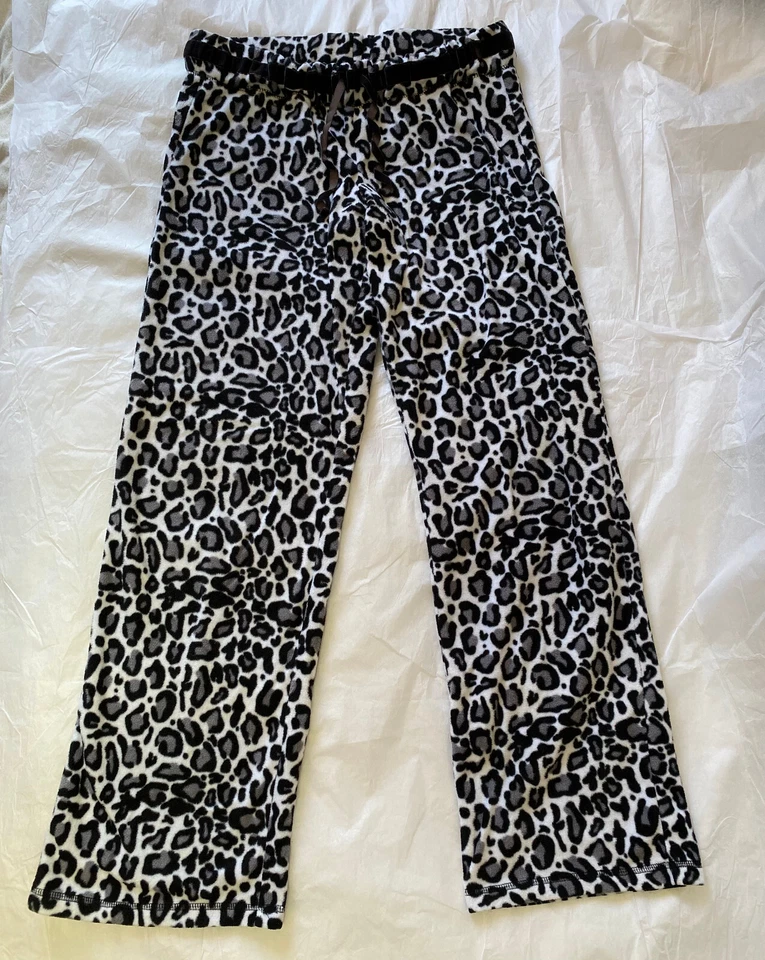 Pantalones de vellón Colorado Clothing estampado animal guepardo negro blanco salón pequeños Foto 4 de 4