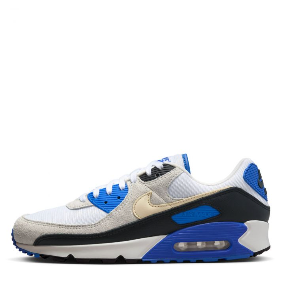 Nike Air Max 90 Khaki Racer Blue HF3449-100 Mens New | eBay