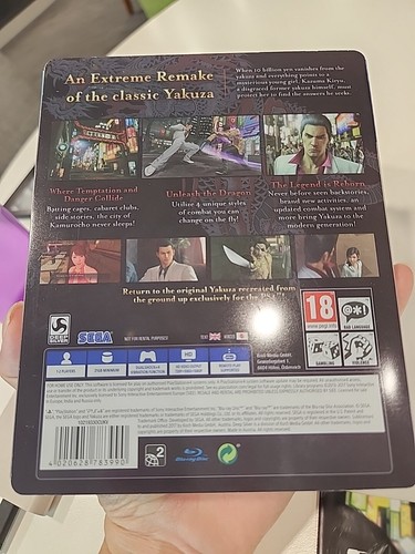 Yakuza Kiwami (Sony PlayStation 4) - Steel book Edition - Complete MINT - Picture 2 of 3