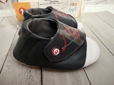 Stride Rite Tiny Sport Star Baby Boy Crib Shoes Navy Blue Shoes