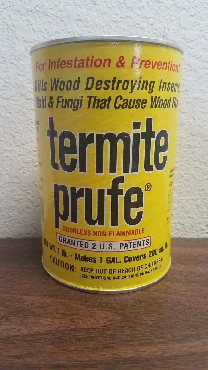 Termite Prufe Odorless Non-Flammable Infestation - 1 Lb makes 1 Gal  EPA#9608-3
