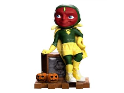 Marvel Wandavision MiniCo Statue Vision Halloween Version 19 cm Iron Studios