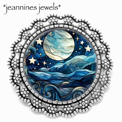 【Waviness】 Ocean Flower Brooch Ocean Series Sparkling Wave Brooch, Creative Fashionable
