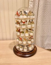 Thimble Vintage Sutherland England Collection 3D 50 US State Birds & Flowers