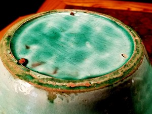 Rare Chinese Tang Dynasty Style Celadon/Sancai Glaze Bowls