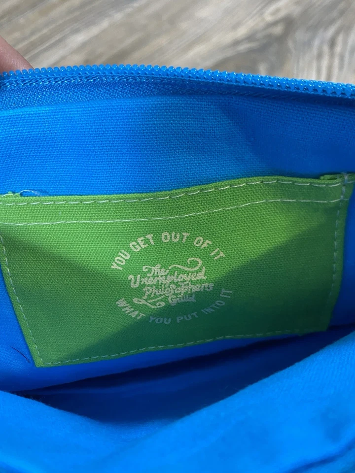 BOLSA DE YOGA DEL GREMIO DE FILÓSOFOS DESEMPLEADOS BOLSA DE LÁPICES SIN USAR Foto 3 de 4