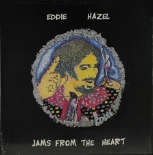 EDDIE HAZEL Jams From The Heart JDC RECORDS White & Blue Splatter Vinyl LP