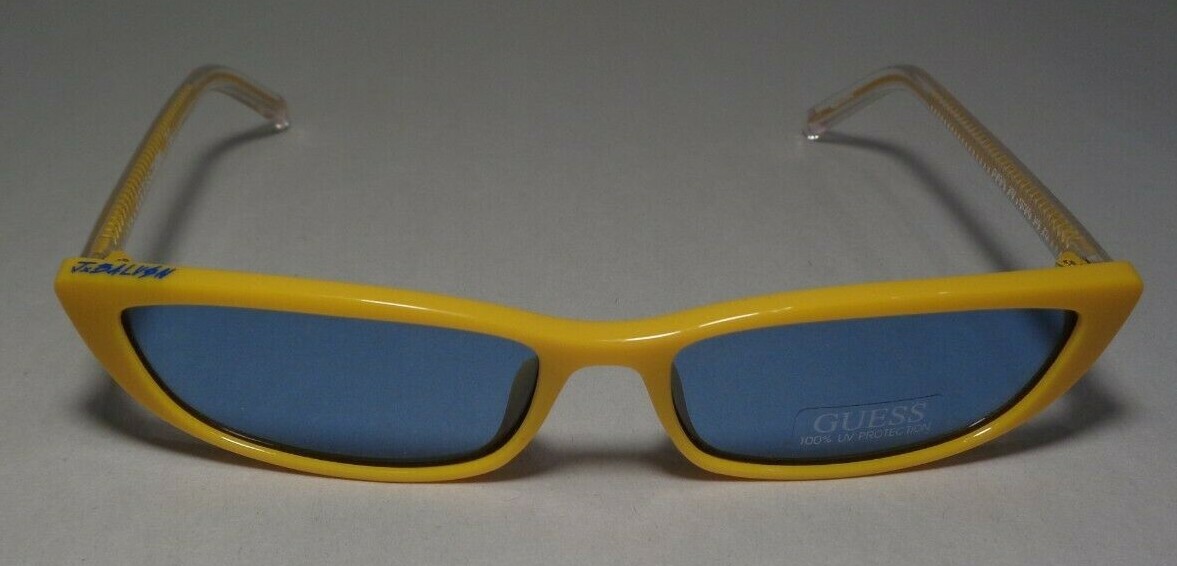 Guess X J BALVIN GU8210 Shiny Yellow Blue New Women display picture 3