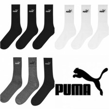 Image of Puma Crew Socks Mens 3 Pack