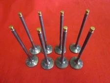 Del West Titanium Exhaust Valves 1.60  7mm Valve stem 5.565 Long  NASCAR