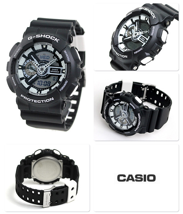 Reloj Casio G-shock Ga-110bw-1aer hombre Anadigital for sale online | eBay