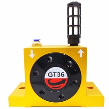 GT36 1/8'' Pneumatic Turbine Vibrators Silent Golden Industrial Vibrator