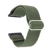 Nylon Sport Loop Watch Bands Quick Release Watch Straps for Men Women 23mm Green