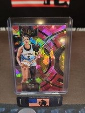 2024 Panini WNBA Select Angel Reese Premier Pink Cracked Ice #147 Chicago Sky RC