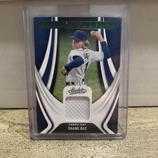 2022 Panini Absolute Baseball Shane Baz 88/149 Jersey Rookie Threads Patch Rays