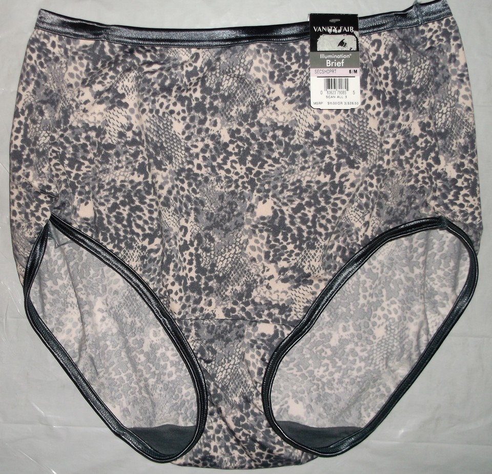 NWT Vanity Fair Illumination 13109 brief panty panties 6 M 7 L 8 XL 9
