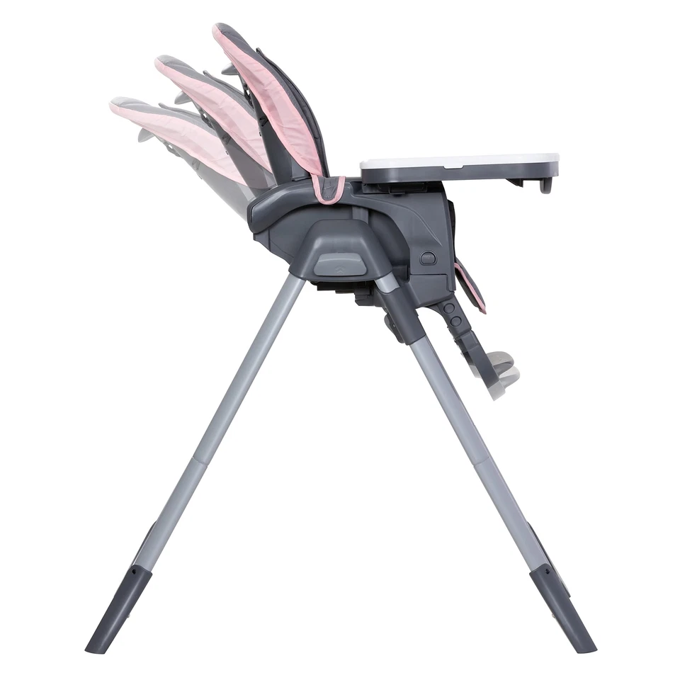 Silla alta Baby Trend Sit Right 2.0 acogedora rosa 3 en 1 asiento de seguridad convertible Foto 4 de 4