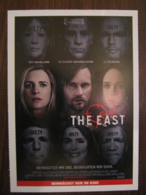 Filmplakatkarte / moviepostercard  The East   Brit Marling, Alexander Skarsgård