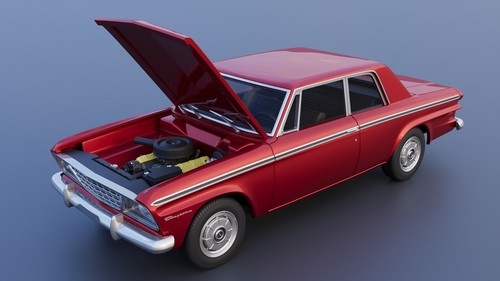 3d Printed 1/25 1964 Studebaker Daytona 2 Door Model Kit - 第 8/14 張圖片