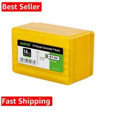 14 Gauge Concrete Nails 2-1/2 Inch Leg T-Nails for Concrete Nail Gun, Galvani...