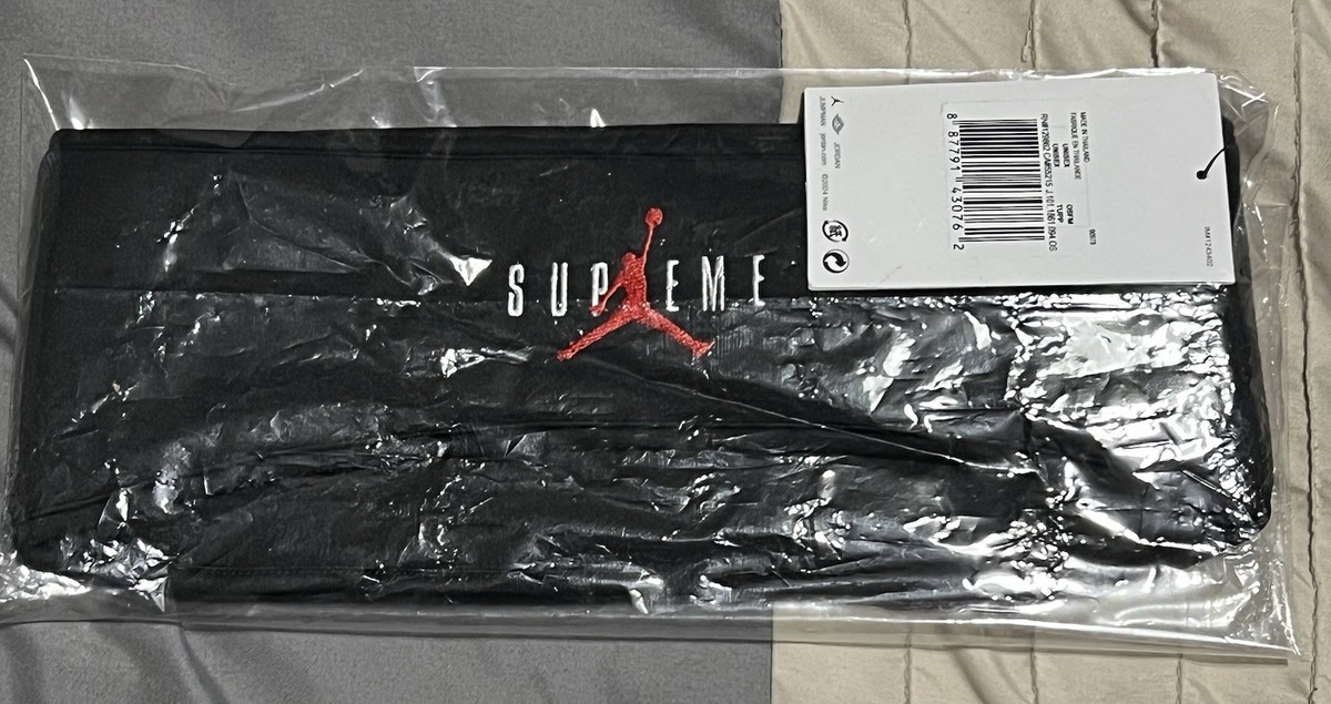 アクセサリー Supreme x Jordan Headband Black Supreme Jordan Headband Black - FW24 - US