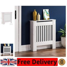 Compact Chelsea White Radiator Cover - H82xW78xD19cm for Effortless Installation