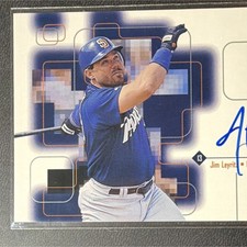 Upper Deck 1999 SP Signature Edition Jim Leyritz JLe Auto Insert Padres Baseball