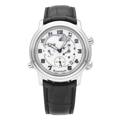 Blancpain Leman Reveil GMT Alarm 40mm Automatic Men's Watch 2041-1127M-53B