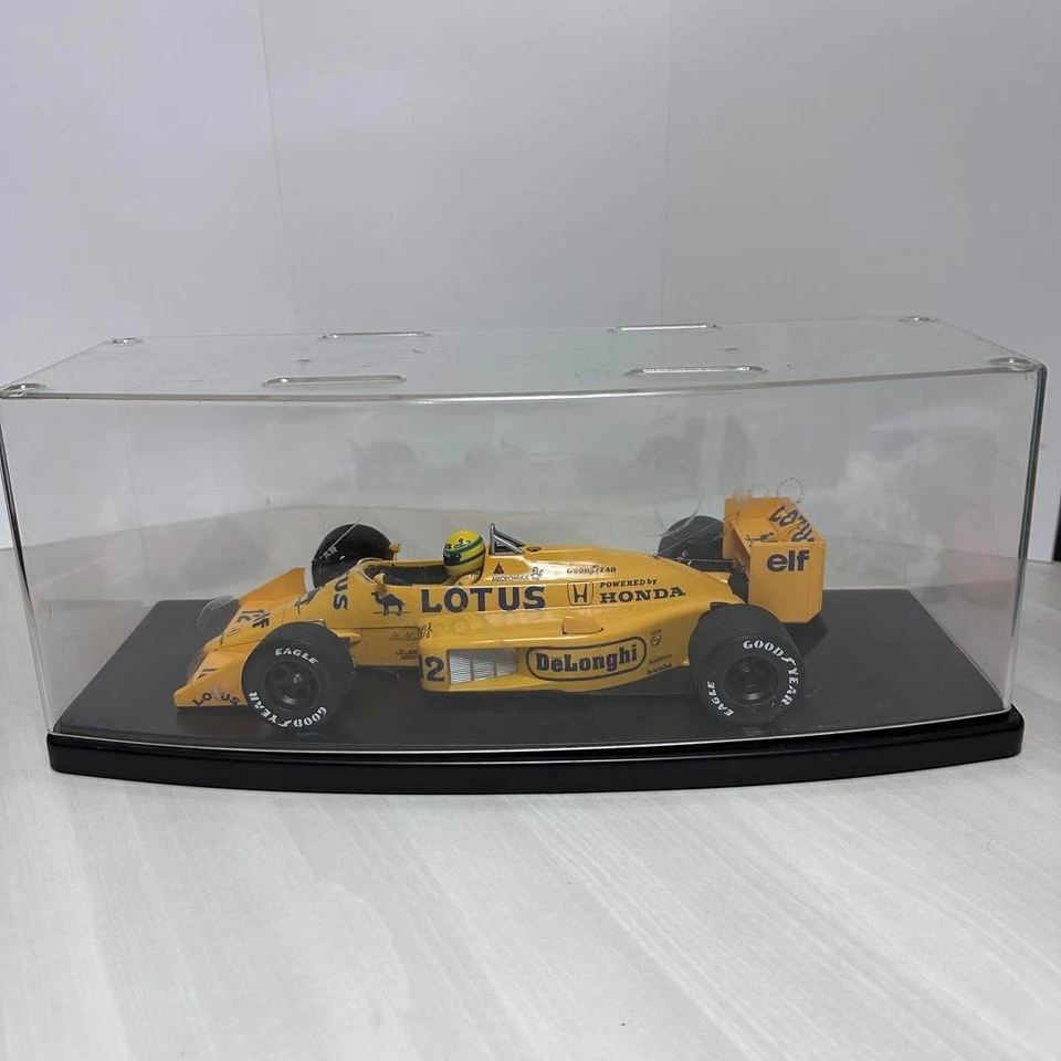 Minichamps 1/18 Ayrton Senna Honda Lotus 99T F1 modellino auto pressofuso da ... - Immagine 2 di 4