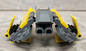 Lego Star Wars 6966 Mini Jedi Starfighter 100% Complete Set NO MANUAL OR PACKAGE