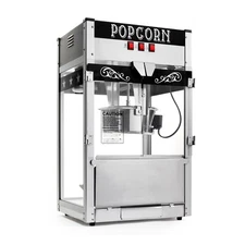 Commercial Countertop Style Popcorn Popper Machine with 12-Ounce Kettle - Black