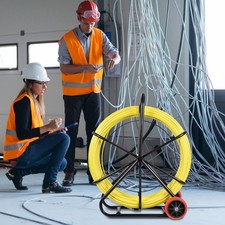 426FT Duct Rodder Cable Pulling Rod Fiberglass Duct Rod Fish Tape Puller Wire