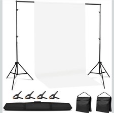 Photography Backdrop Stand Kit Adjustable 10x7ft New