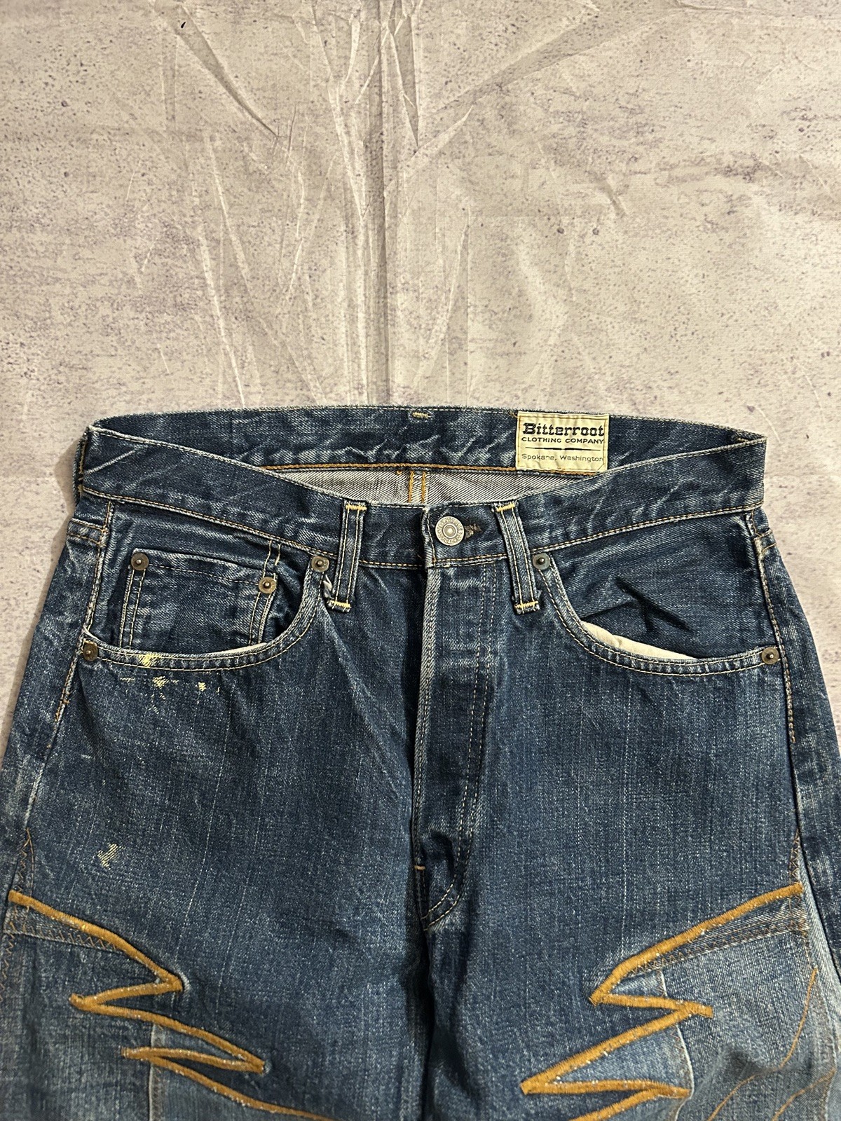 Vintage 60s Levi’s Patchwork Custom Big E Selvedg… - image 5