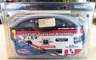 Boater Sports Suzuki Fuel Line Assembly Maximum Fuel Flow P/N 53081