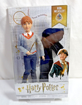 Mattel Harry Potter Ron Weasley Wizarding World Doll NRFB New in Box Wand