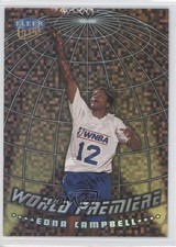 1999 Fleer Ultra WNBA World Premiere Edna Campbell #8WP Rookie RC 0a1