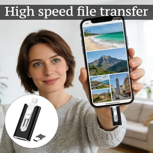 Flash Drive, 1 Pcs 2T Photo Stick 4-in-1 USB Stick USB Memory Stick for.......
