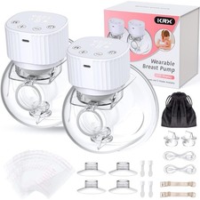 Breast Pump Hands Free-3 Mode and 9 Levels Touch Screen,19mm  22mm  25mm
