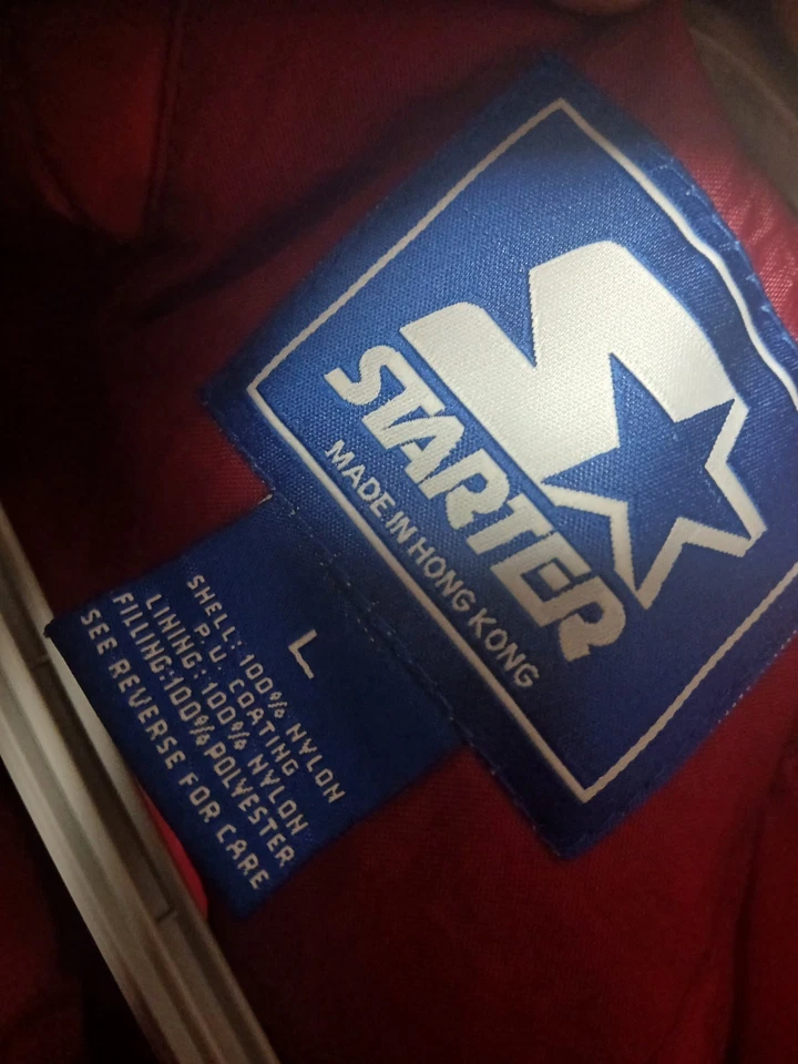 Chaqueta Pullover Alabama Crimson Tide Para Hombre Starter Años 90 De Colección Fútbol Foto 3 de 4