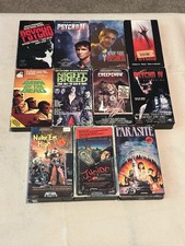 Vintage horror VHS Lot