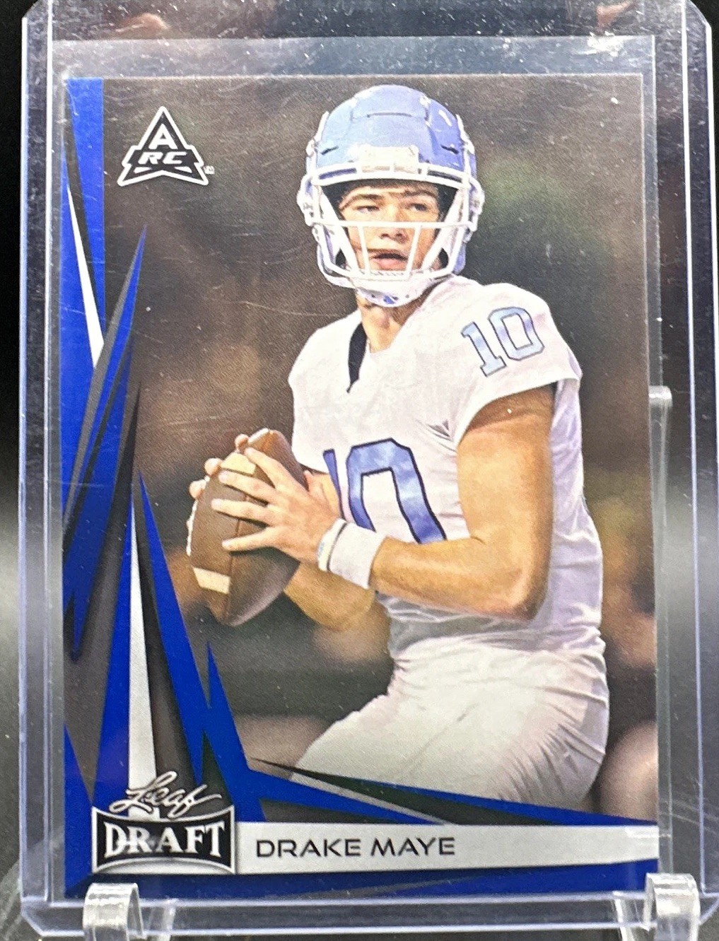 Leaf 2023 Leaf Draft Drake Maye #B2-4 North Carolina Tar Heels RC V2