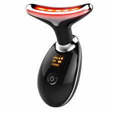 7-in-1 LED Face Neck Massager USB Rechargeable Skin Care Beauty Tool