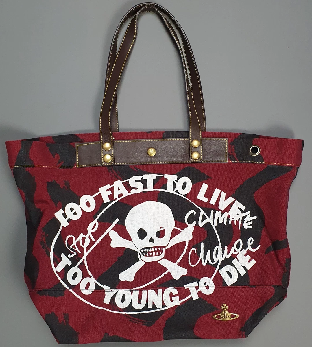 Vivienne Westwood Canvas Exterior Large Bags & Handbags for Women