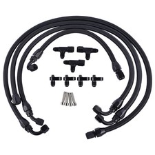 Complete FAST 102 & 92 Steam Vent Kit(Hose & Fitting) Fit for LS1 LS6 LS3 Coolan